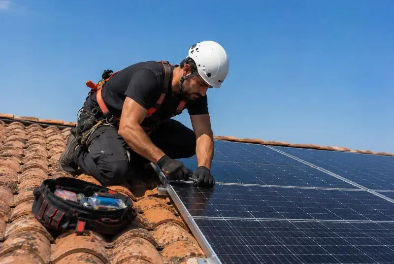 Maintenance et monitoring de panneaux solaires à Givrand