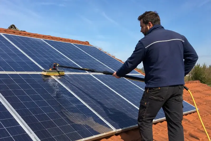 Nettoyage et entretien de panneaux solaires à Givrand